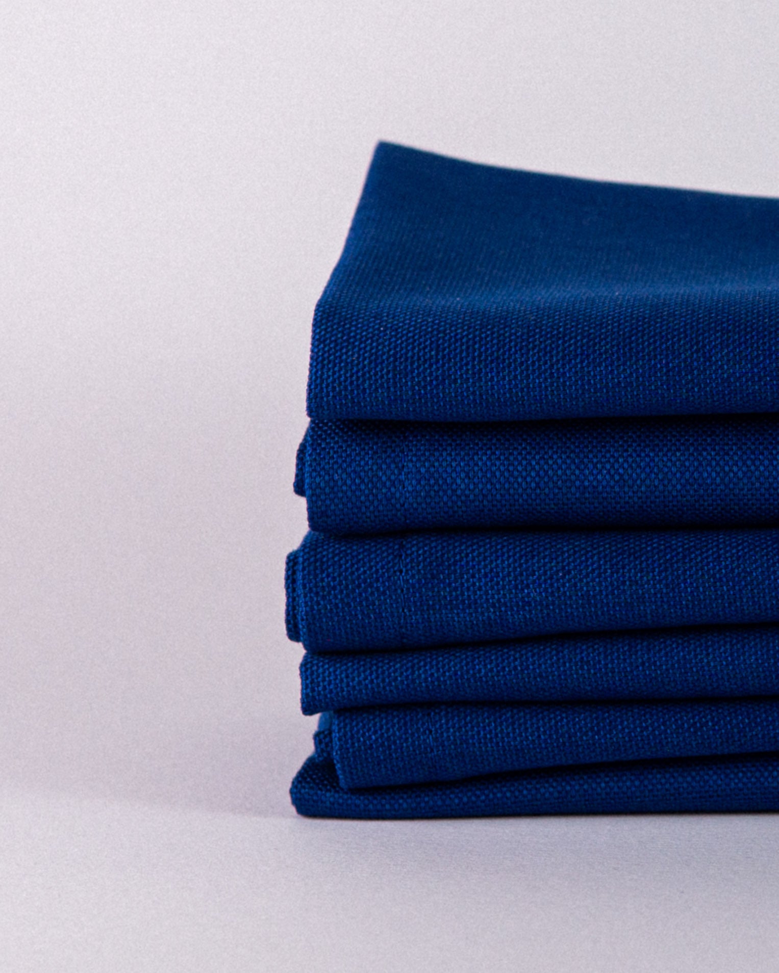 Blue Italian 45 x 45 cm, tovaglioli in cotone, 4 pezzi, colore: blu/bianco